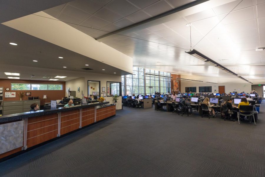 The virtual portion of the Learning Resource Center at American River College allows students to get free tutoring during off-campus learning in spring 2021. (Photo courtesy of Scott Crow)