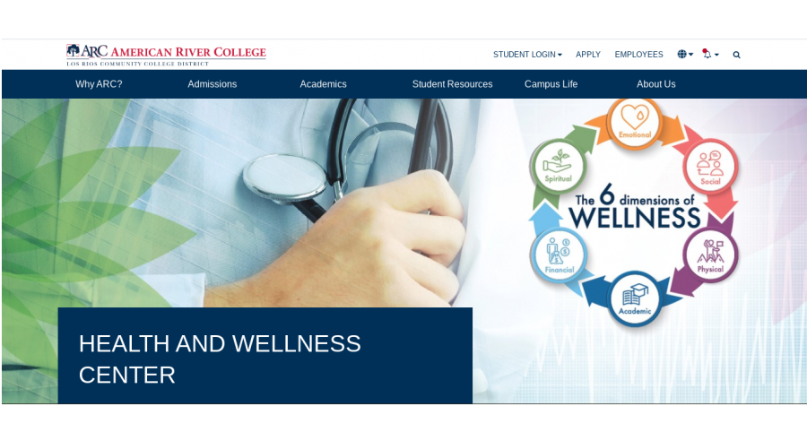 The ARC Health and Wellness center can be found on the ARC website under health and safety. (Photo via the ARC website)