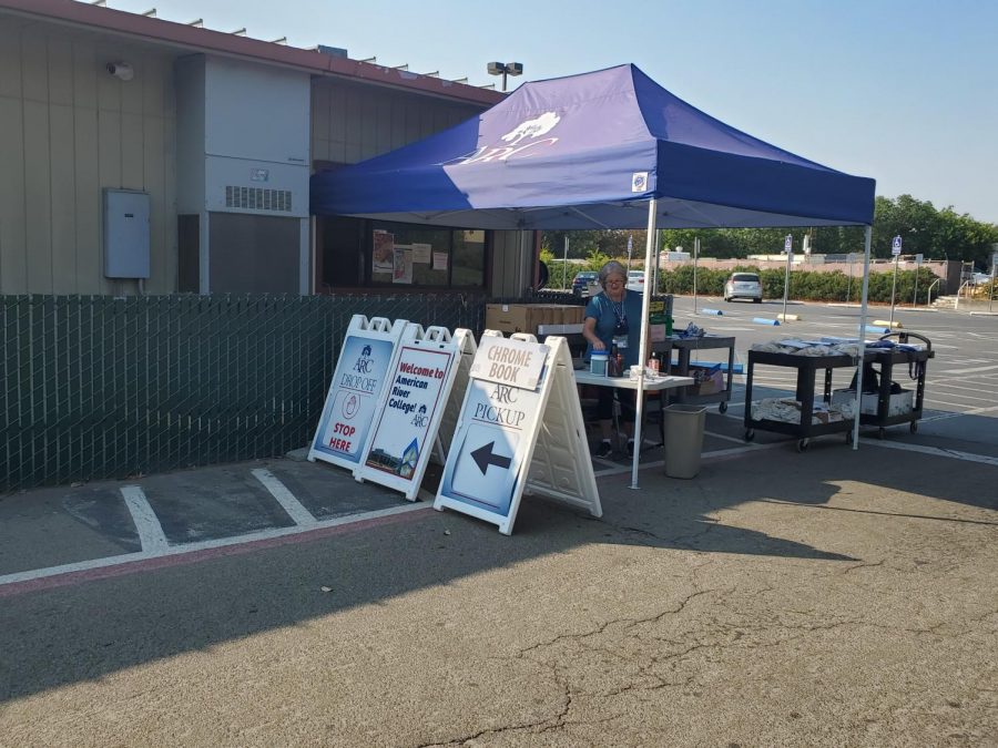  The Learning Resource Center at American River College is a place where students can receive help for any of their technology needs. The center is also distributing Chromebooks for students who need one in the fall semester of 2021. (Photo by Lorraine Barron)
