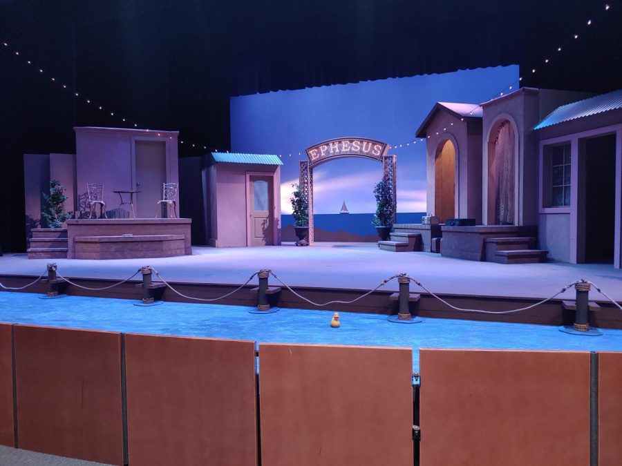 The American River College theatre department performs Comedy of Errors by William Shakespeare. The story follows Antipholus and Dromio of Syracuse travelling to Ephesus in search of their long lost twins. (Photo by Samuel Berg)