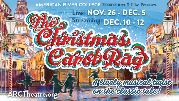 The+American+River+College+theater+department+preparing+for+%E2%80%9CThe+Christmas+Carol+Rag%E2%80%9D+which+opens+on+Nov.+26%2C+2021.+%28Photo+courtesy+of+Kimberlee+Wilson%29