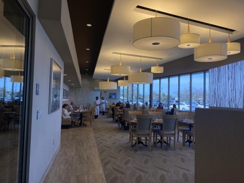 The Oak Cafe at American River College is back in business for the spring semester of 2022 with continued COVID-19 safety protocols. (Photo by Alyssa Branum)
