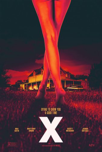 “X,” released March 18, 2022, and starring Mia Goth, Jenna Ortega and Kid Cudi, is a new-age slasher film that brings a breath of fresh air to the genre. (Photo courtesy of A24 Studios)