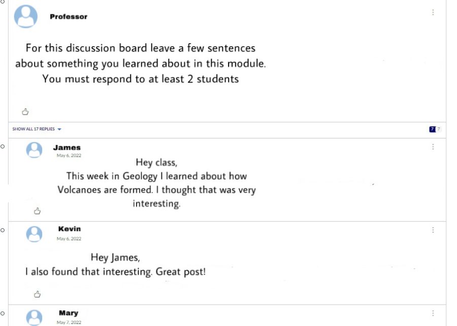 Discussion+boards+have+been+a+big+part+of+online+learning+at+American+River+College.+They+provide+students+the+opportunity+to+interact+with+their+classmates+about+several+different+topics.+Some+people+find+these+discussion+boards+helpful+while+some+find+them+a+hassle.+%28Photo+Illustration+by+Jahson+Nahal%29