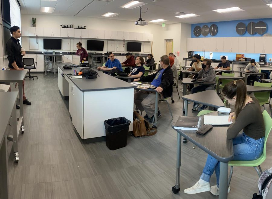 Students are back in class in the new Science Technology Engineering & Mathematics building at American River College - just one of the many campus changes. (Photo by Jaqueline Ruvalcaba & Carla Montaruli)