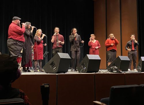 American River College Vocal Jazz Ensemble put on a  show on Nov. 2 at the ARC main theater. (Photo by Jaqueline Ruvalcaba)