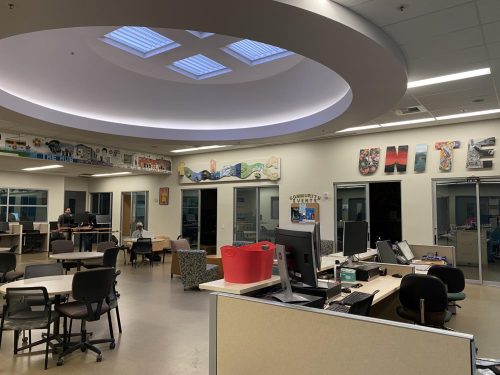 The UNITE Center at American River College is a place for students of different backgrounds to come together and bond. (Photo by Jaqueline Ruvalcaba & Carla Montaruli)
