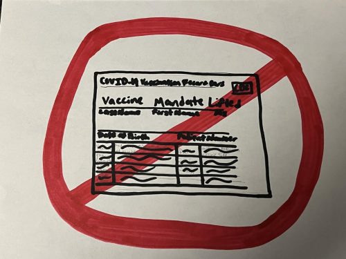 The COVID-19 vaccine mandate ended on Nov. 14 after a vote by the Los Rios Board of Trustees. The LRCCD needs to make sure they are keeping students and staff safe. (Photo Illustration by Heather Amberson)