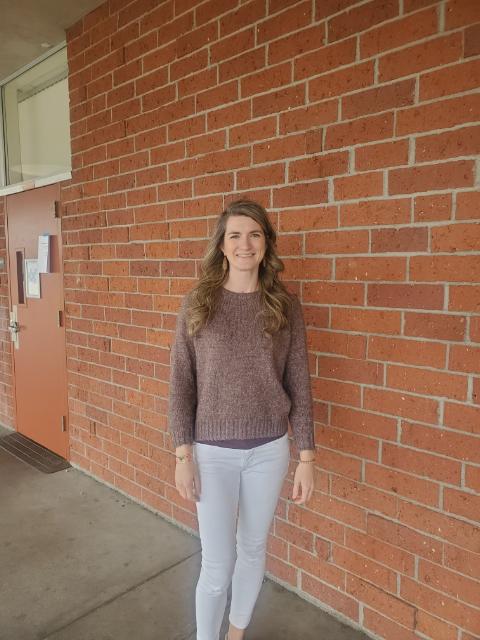 Kaitlyn Collignon is American River College’s new public information officer. (Photo by Lorraine Barron)