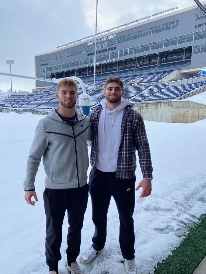 American River College student-athletes transfer to play football together at the Division I level. Teeg and Cian Slone are happy they accomplished the goal of playing together in college. (Photo courtesy of Cian Slone)
