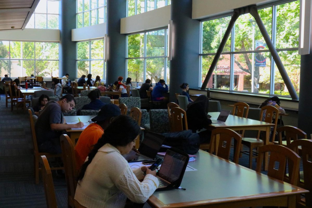 Student enrollment is on the upswing as in-person classes and activities come back to campus. (Photo by Shy Bell)