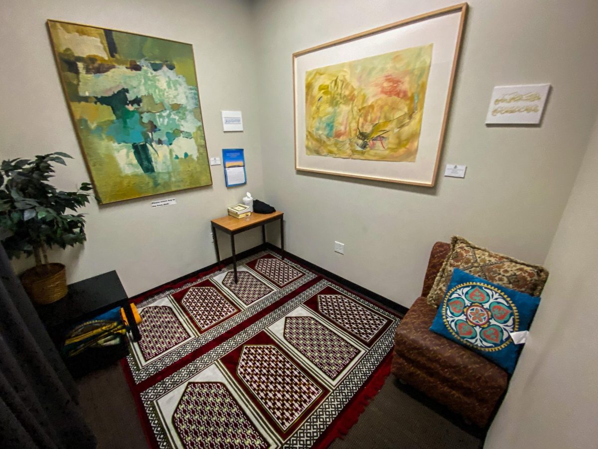 American River College’s Meditation Room provides a clean, quiet place for students to use. (Photo by Shy Bell)