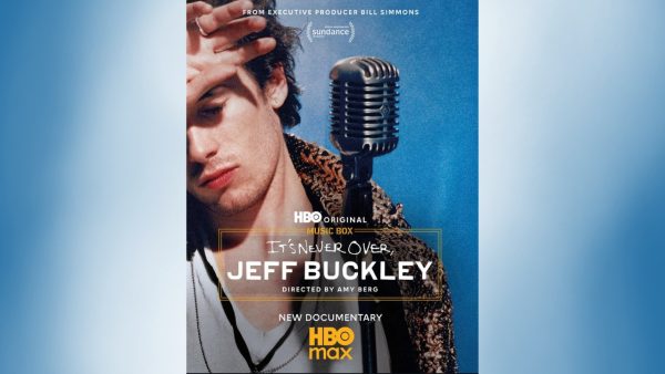 This promotional cover for Amy Berg’s “It’s Never Over, Jeff Buckley” documentary displays a version of Buckley’s “Grace” album cover as it invites audiences to experience this new version of Buckley’s story. (Photo Courtesy of Magnolia Pictures)
