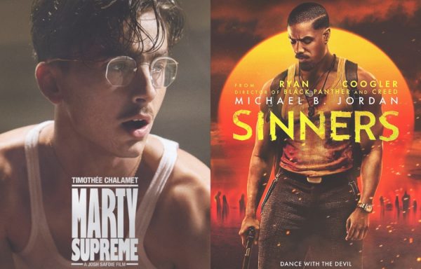 Even though “Marty Supreme” and “Sinners” both swept the box office and won the hearts of millions of viewers, “Sinners” and Michael B. Jordan gave a more enjoyable performance with captivating storytelling. (Photo Courtesy of A24) (Photo Courtesy of Warner Bros Pictures)           
